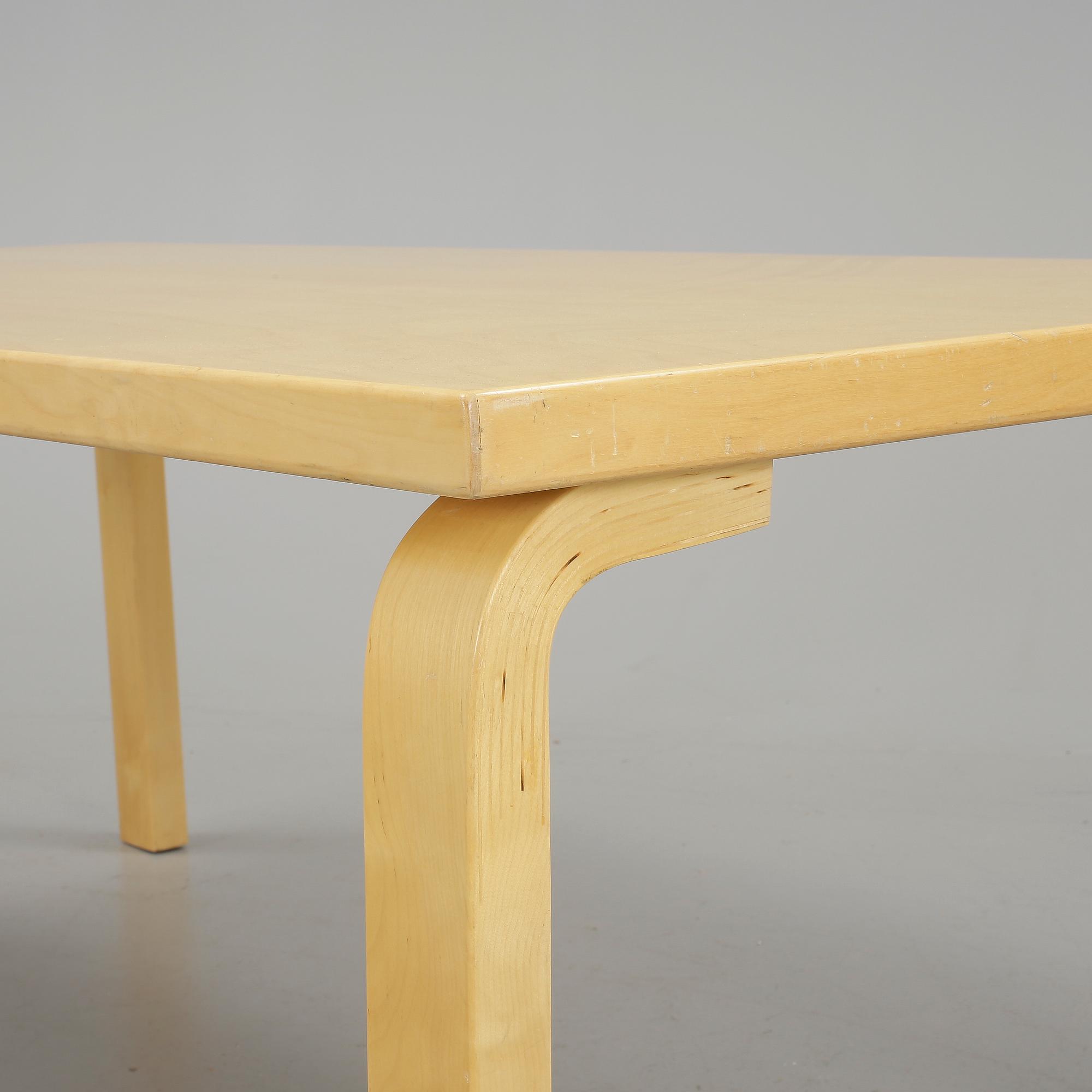 SOFFBORD, Alvar Aalto, Artek, 1900-talets andra hälft.