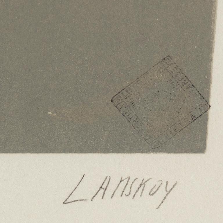 ANDRÉ LANSKOY,ANDRÉ LANSKOY, lithograph in color, signed and numbered XXXIII/L?.