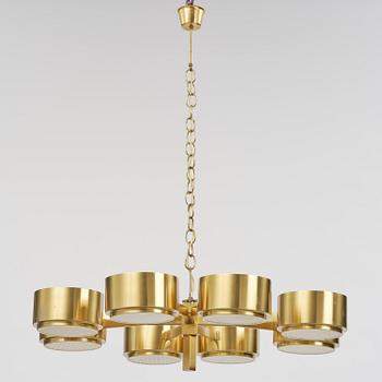 Hans-Agne Jakobsson, taklampa, modell "T 493/8", Hans-Agne Jakobsson AB, Markaryd, 1970-tal.