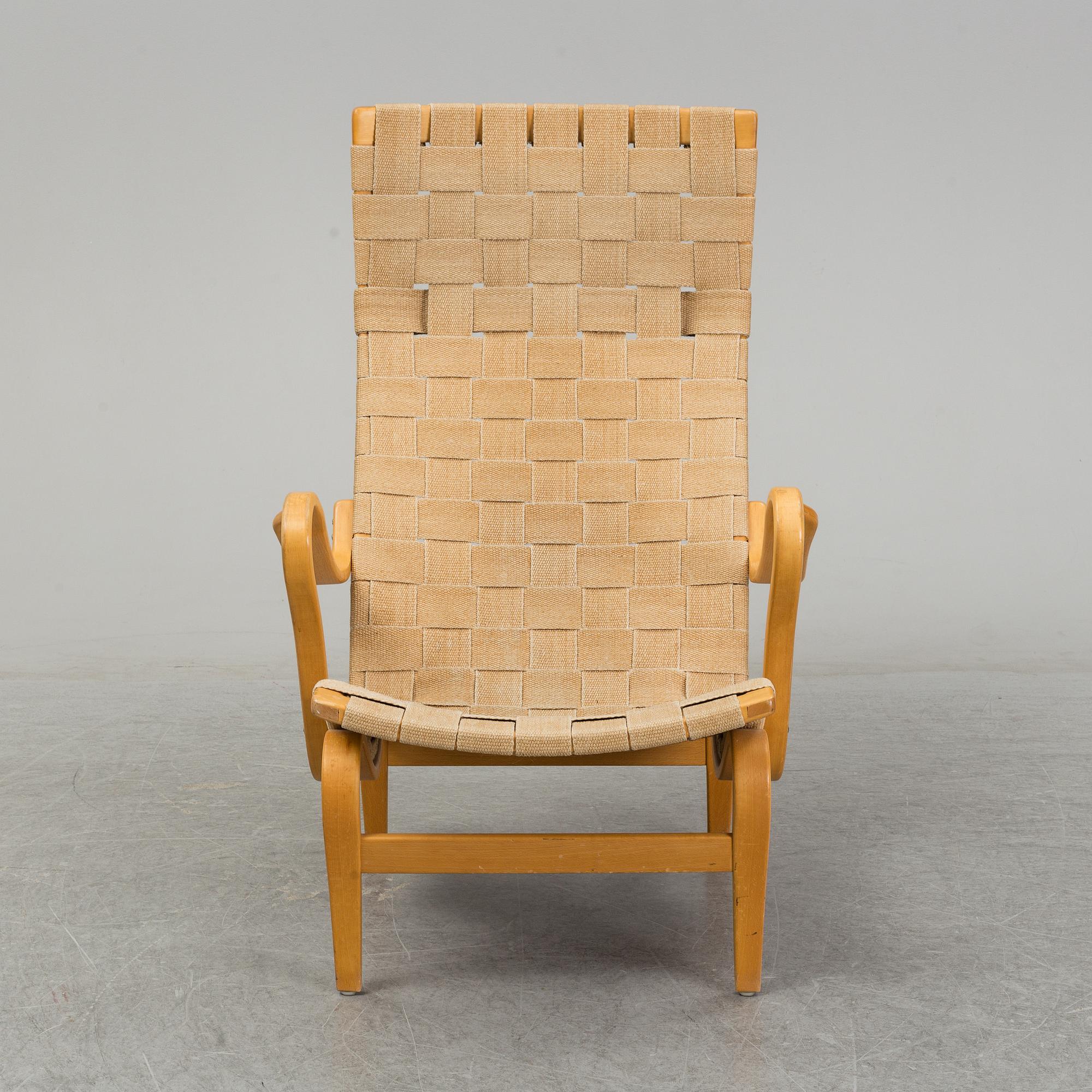 BRUNO MATHSSON, 'Pernílla' easy chair, late 20th Century.