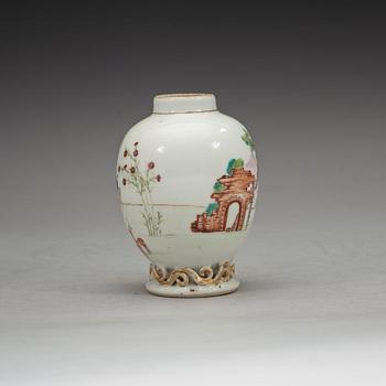 TEDOSA, vapenporslin. Qing dynastin, Qianlong (1736-95).