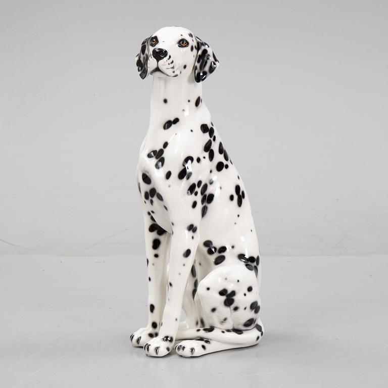 A 1970's porcelain dalmatian figurine.