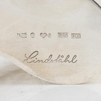Rolf Lindståhl, a sterling silver vase, Stockholm 1988.