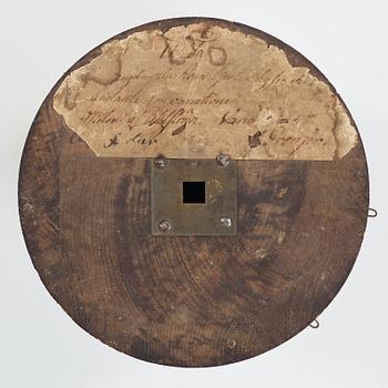 GOLVUR med spelverk, av Peter Strand 1798, med 14 stycken musikrullar. Sengustavianskt.