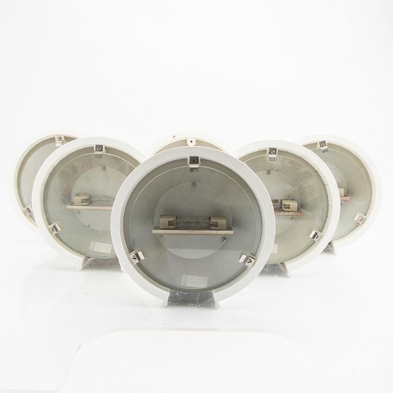 A set of five danish Lyskaer wall scones alter part of the 20th century.