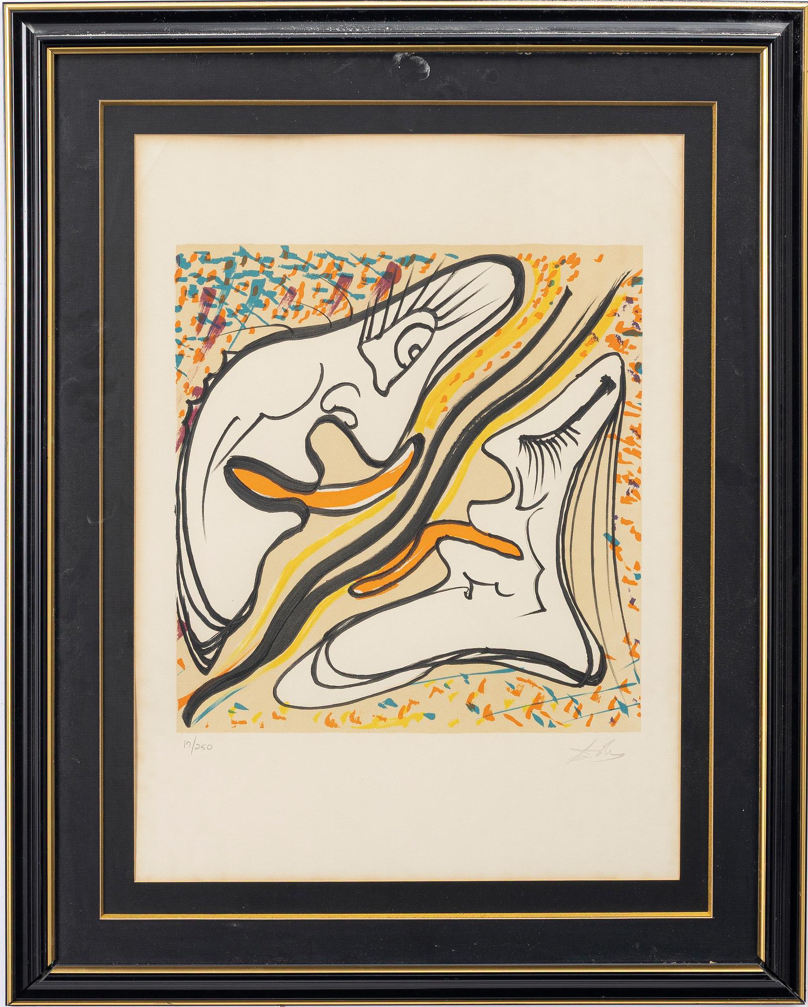Salvador Dalí, 'Amplesso Allocinogeno (Hallucinogenic Emrace)', from 'Les Vitraux' (24 Temi dal Surrealissimo).