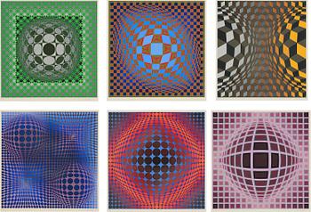 441. Victor Vasarely, "The Louisiana portfolio".