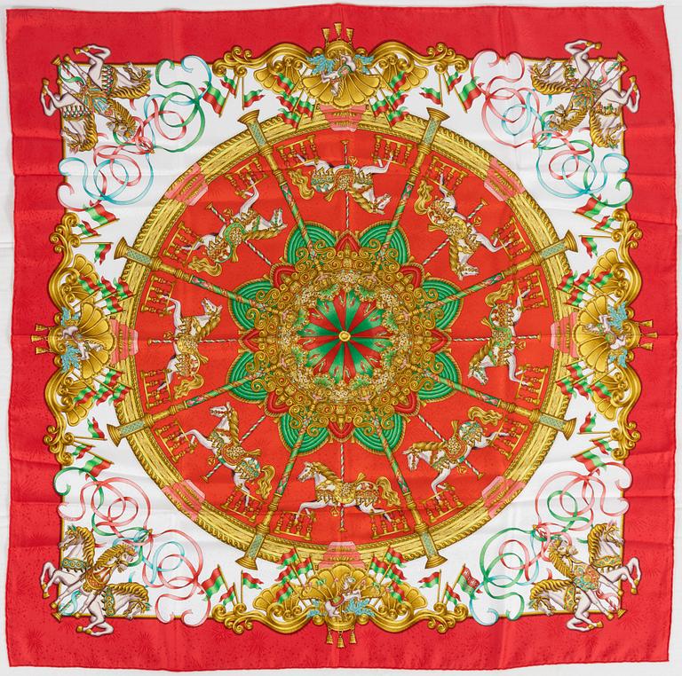 Hermès, scarf, "Luna Park".