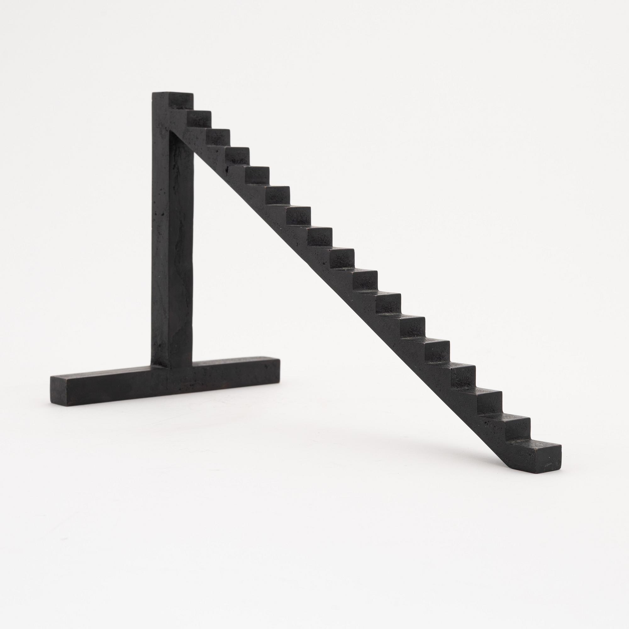 Sivert Lindblom, skulptur, brons, signerad och daterad -80.