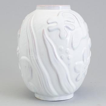 A earthenware vase by Anna-Lisa Thomson for Upsala Ekeby, around the mid 20th century.