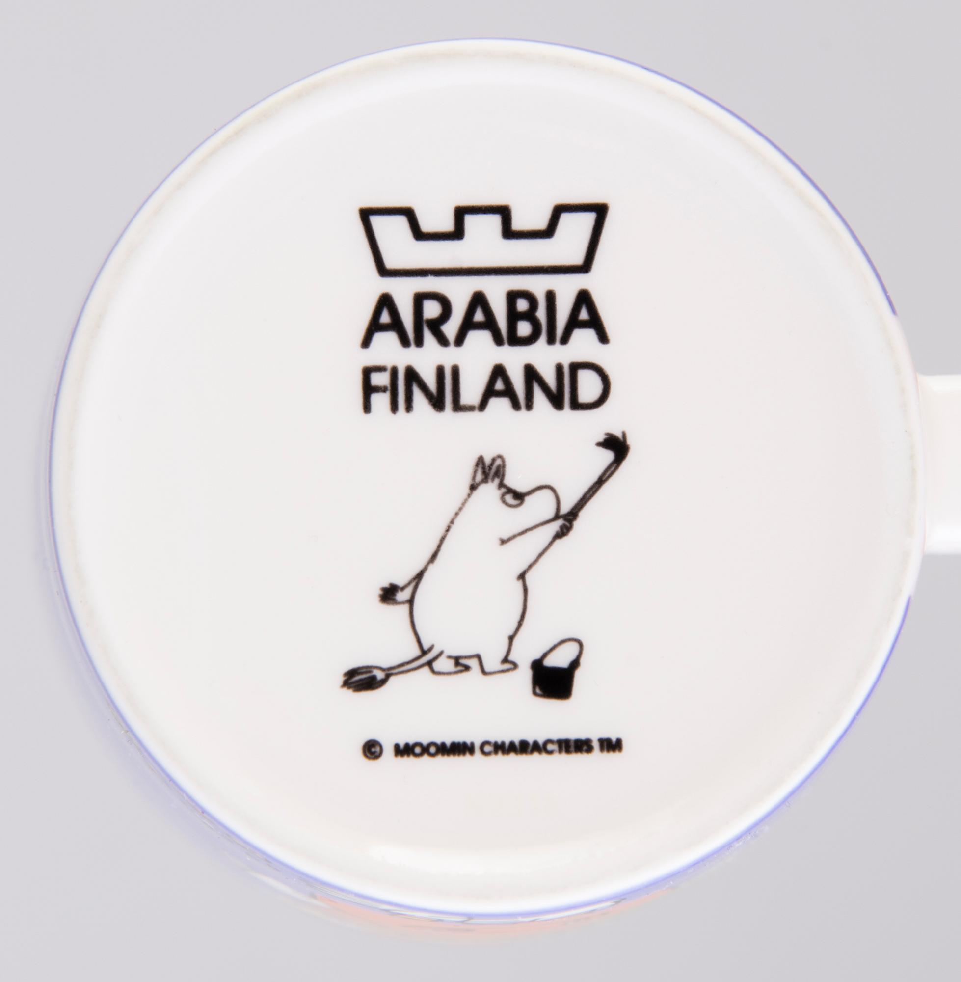 MUUMIMUKEJA, 25 kpl, posliina, Moomin Characters, Arabia 1996-2018.