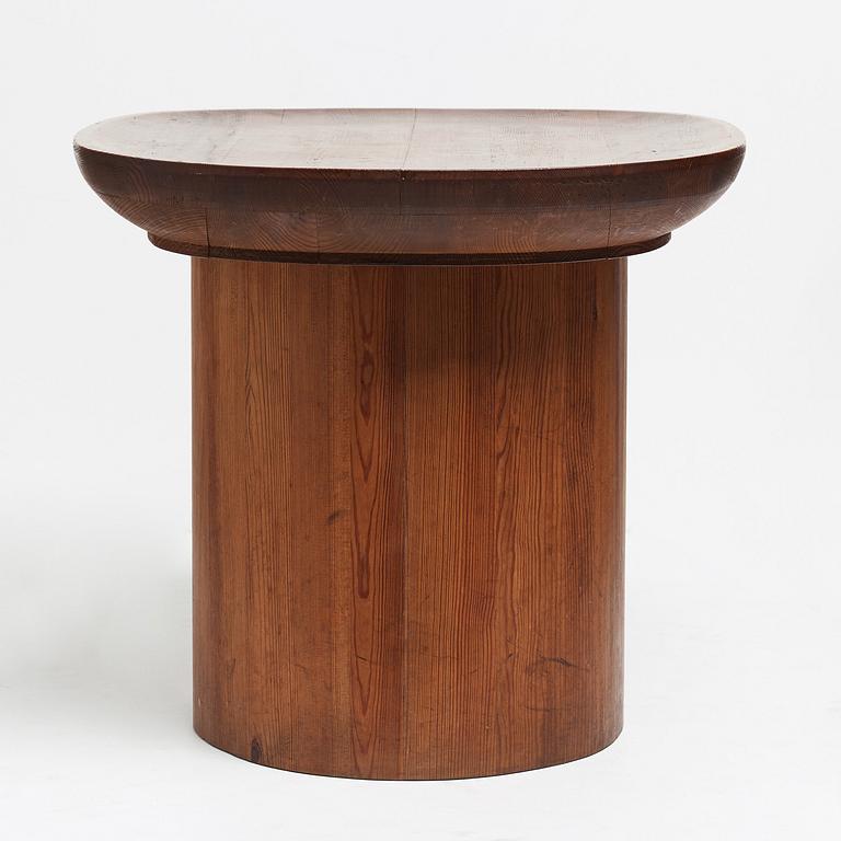 Axel Einar Hjorth, a stained pine "Utö" table, Nordiska Kompaniet, Sweden 1930's.