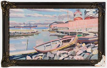 Ali Munsterhjelm, Satamanäkymä.