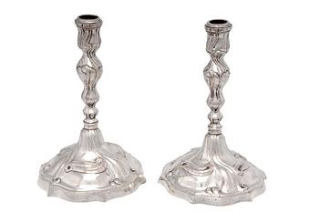 317. CANDLESTICKS A PAIR.