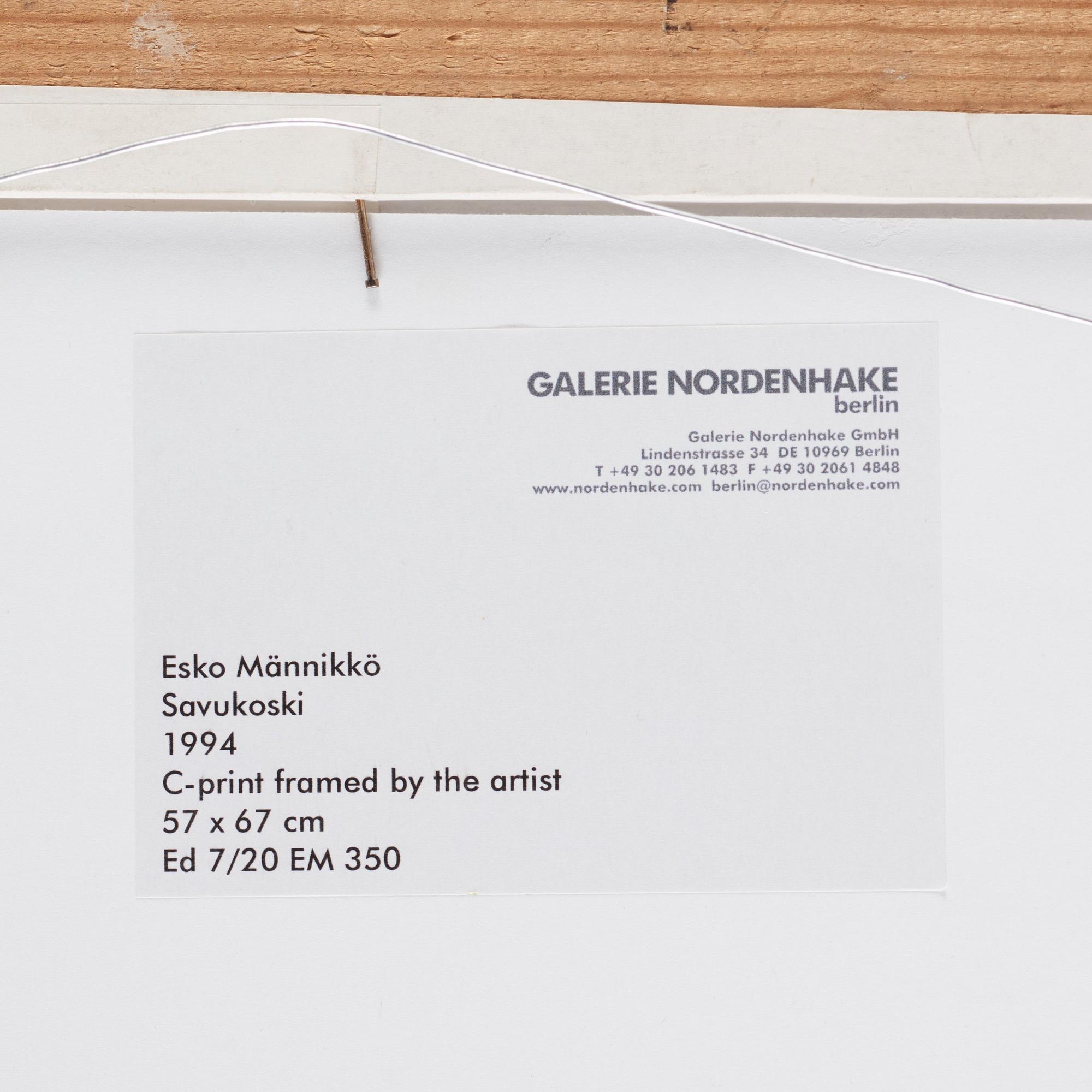 Esko Männikkö, "Savukoski", 1994.