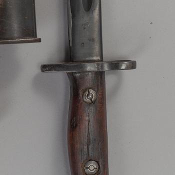 Four 18/19th century bayonets.