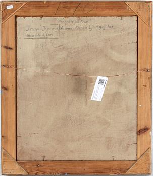 BIRGER LJUNGQUIST, olja på pannå, signerad och daterad 1939.