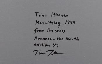 TIINA ITKONEN, fotografi, c-print på aluminium, 1/7, sign. och dat. 1998.