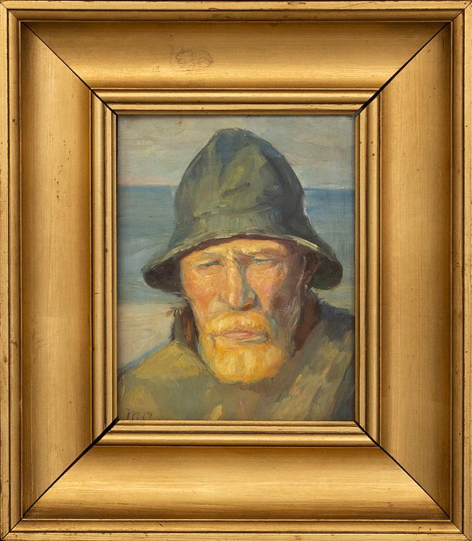Michael Ancher, oil on board, signed with monogram.