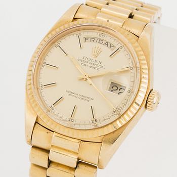 ROLEX, Oyster Perpetual, Day-Date, Chronometer, wristwatch, 36 mm.