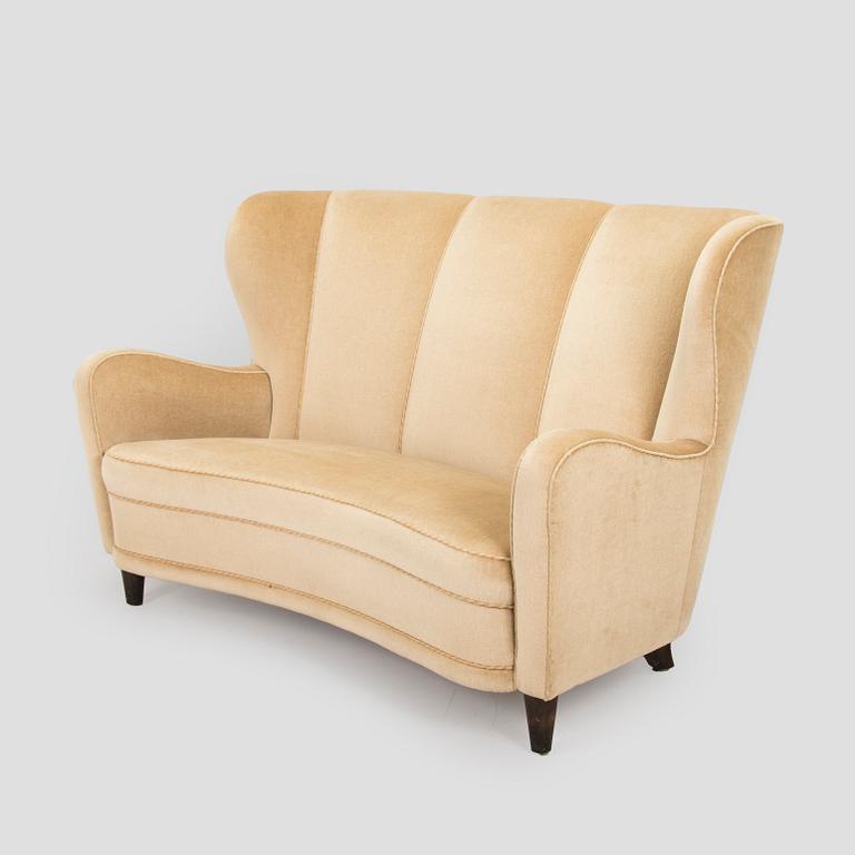 A mid-20th century sofa.
