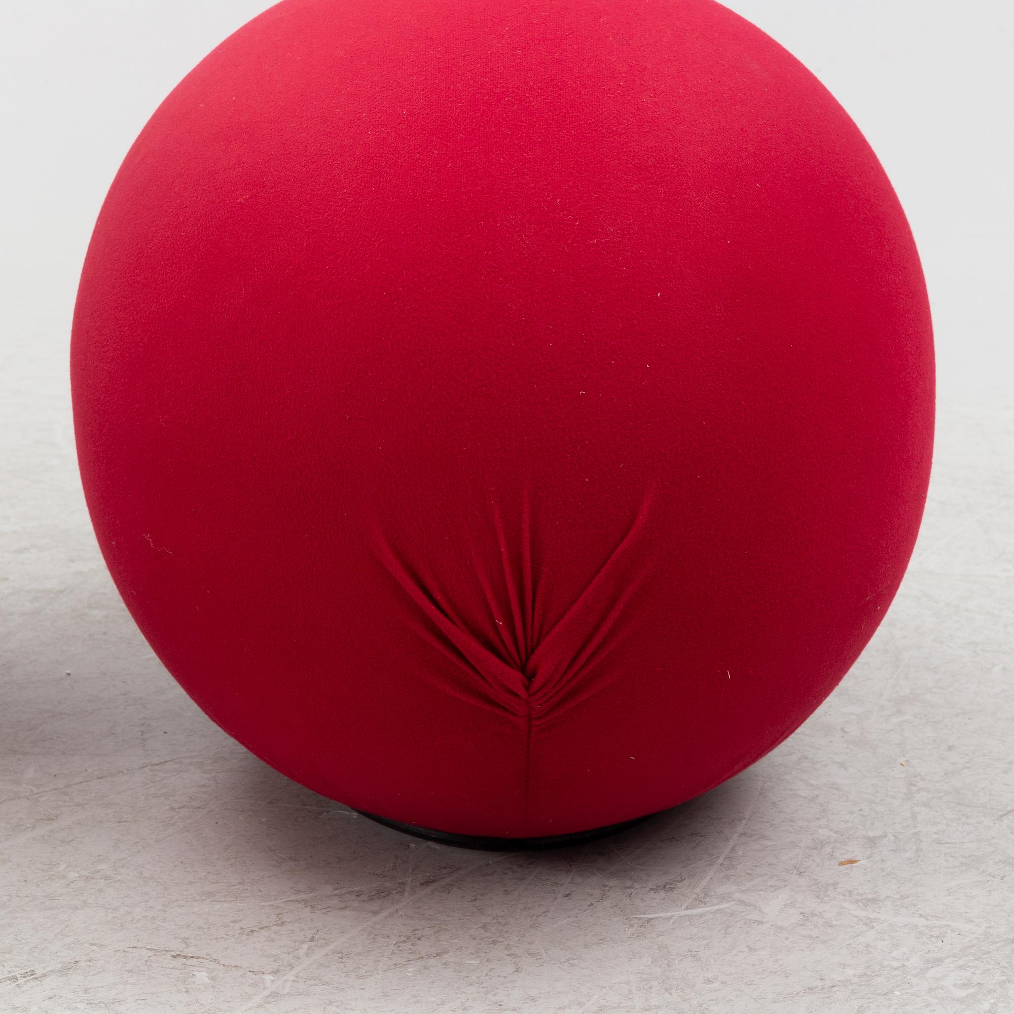 Denis Santachiara, ottomans/chairs, a pair, "Tato Egg Seat", Baleri, Italy, 21st century.