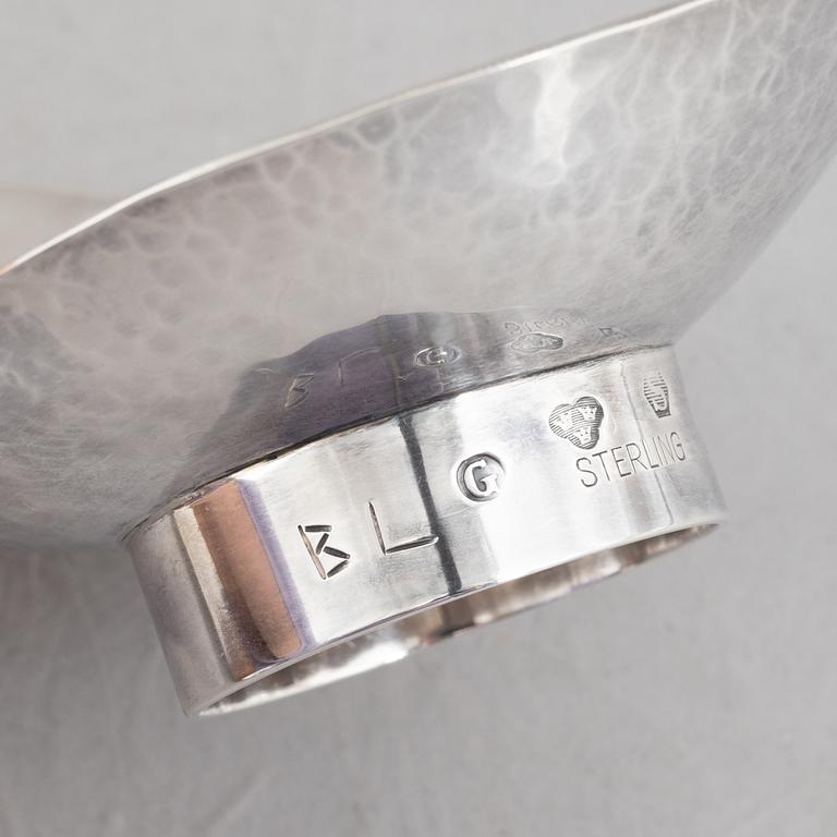 Two small bowls, silver, Stamped BL Gothenburg 1963.