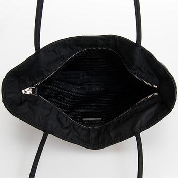 Prada, a nylon handbag.