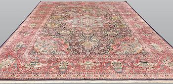 Matta, Kashmir, silke, ca 437 x 307 cm.