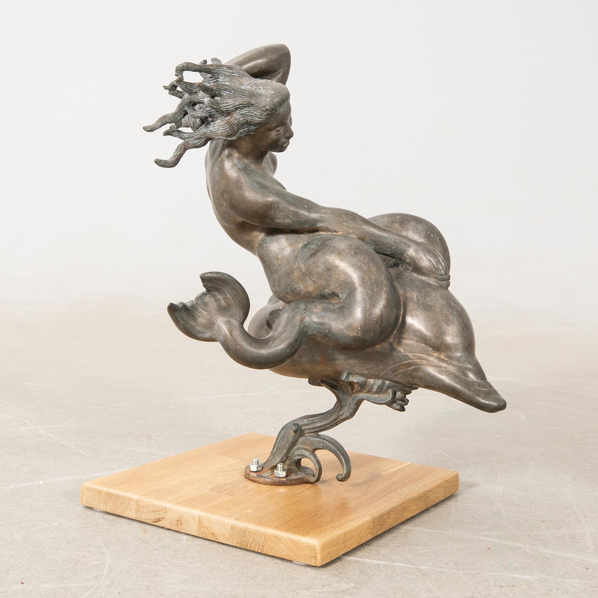 Carl Milles, efter, "Solglitter", "Najad på delfin".