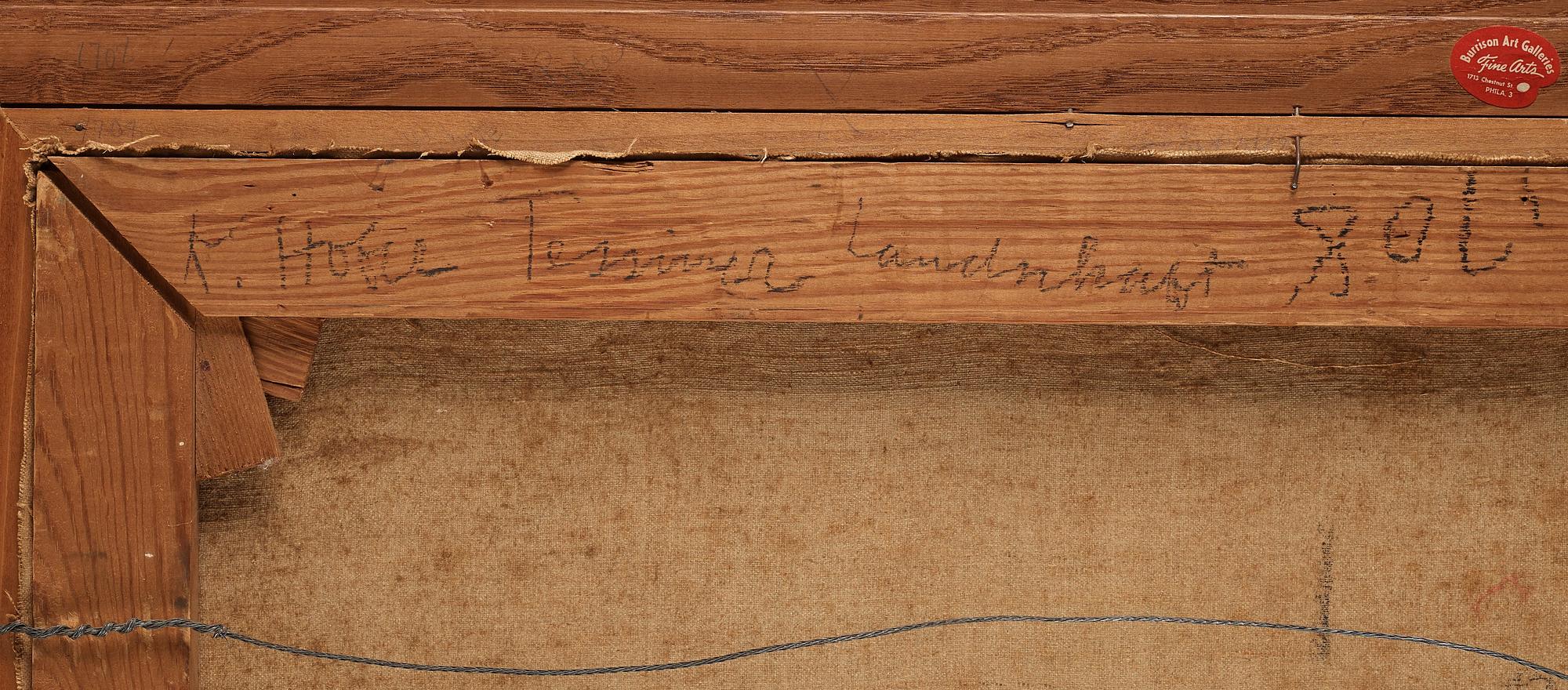 Karl Hofer, "Tessiner Landschaft".