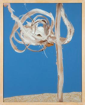 Joachim Granit, glasmålning, signerad och daterad 1996 a tergo.