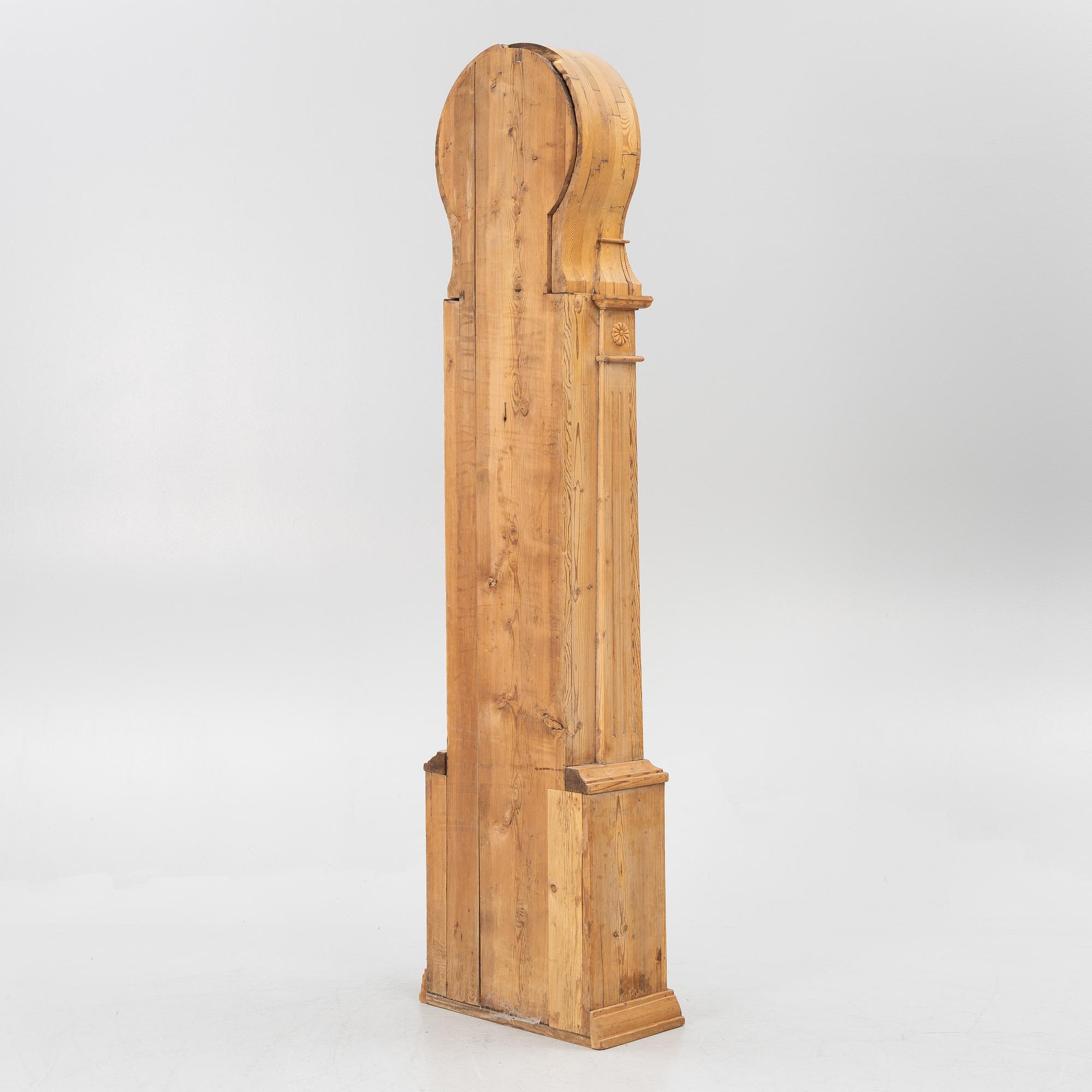 A Gustavian long case clock, 18th/19th Century.