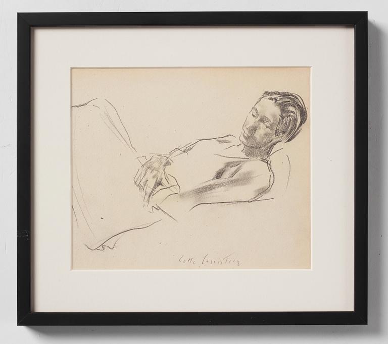 Lotte Laserstein, Lying Traute.