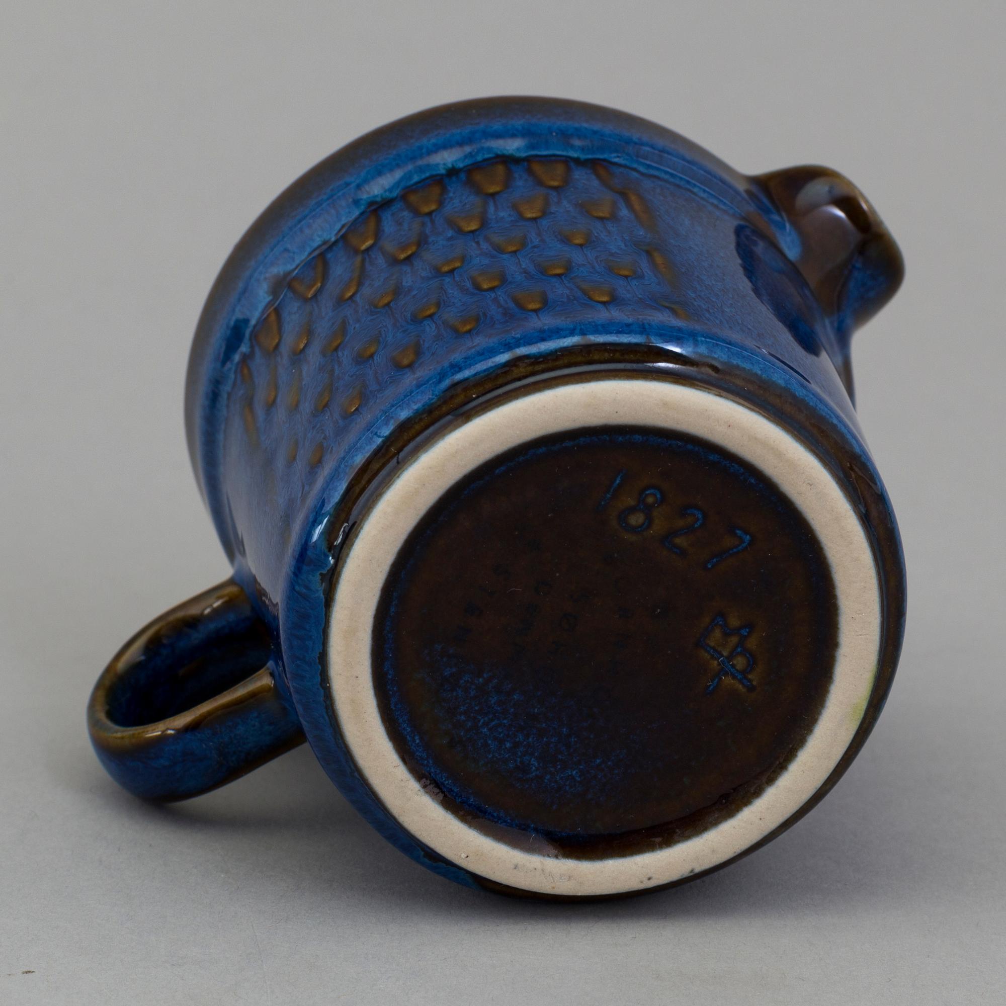 TESERVIS, 28 delar, stengods, Søholm Stentøj, Bornholm Danmark, 1960/70-tal.