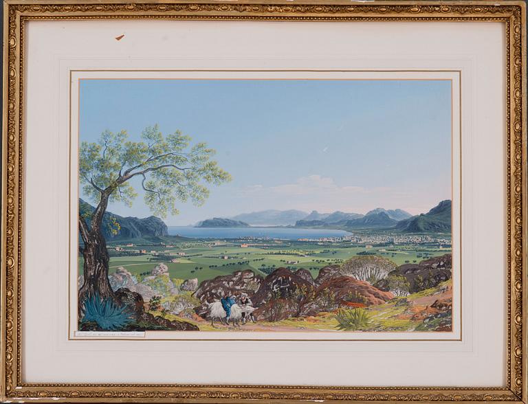 Francesco Zerilli, PANORAMA ÖVER PALERMO.