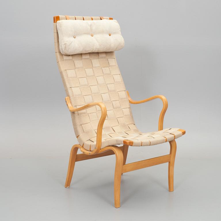 FÅTÖLJ, "Eva hög", Bruno Mathsson.