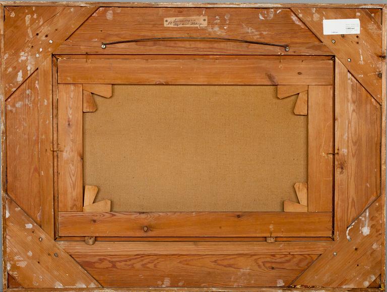 SEVERIN NILSON, olja på duk, signerad, märkt Knösö juli -93.