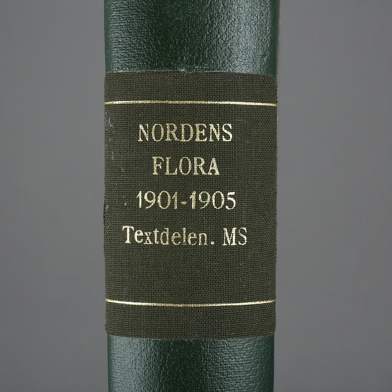 C.A.M. LINDMAN, Bilder ur nordens flora, 2 textdelar, ca 700 bilder i lösblad.