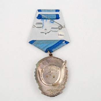 ORDER OF THE RED BANNER OF LABOUR, Sovjetunionen, no 684320.