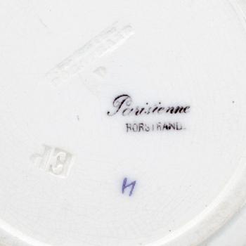 MATSERVIS, 116 delar, ironstone, "Parisienne", Rörstrand, tillverkad åren 1866-1879.