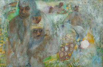 Jak Katarikawe, Figurative composition.