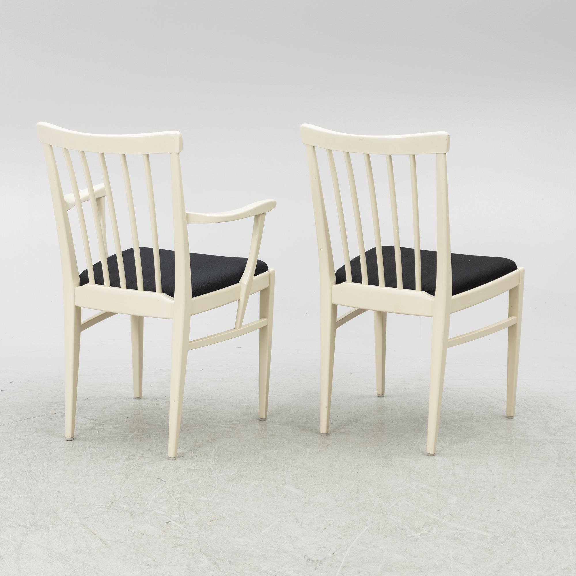 Carl Malmsten, an eight part dining group, "Herrgården", Åfors, second half of the 20th century.