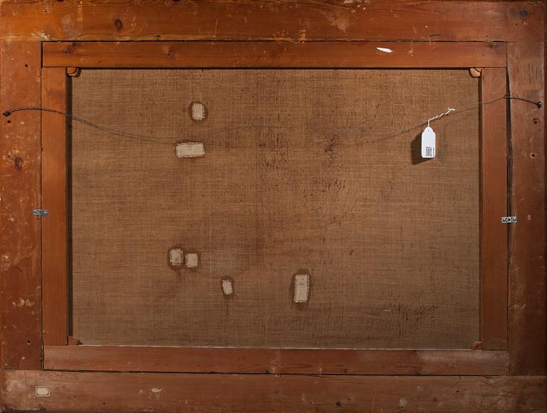 OKÄND KONSTNÄR, olja på duk.