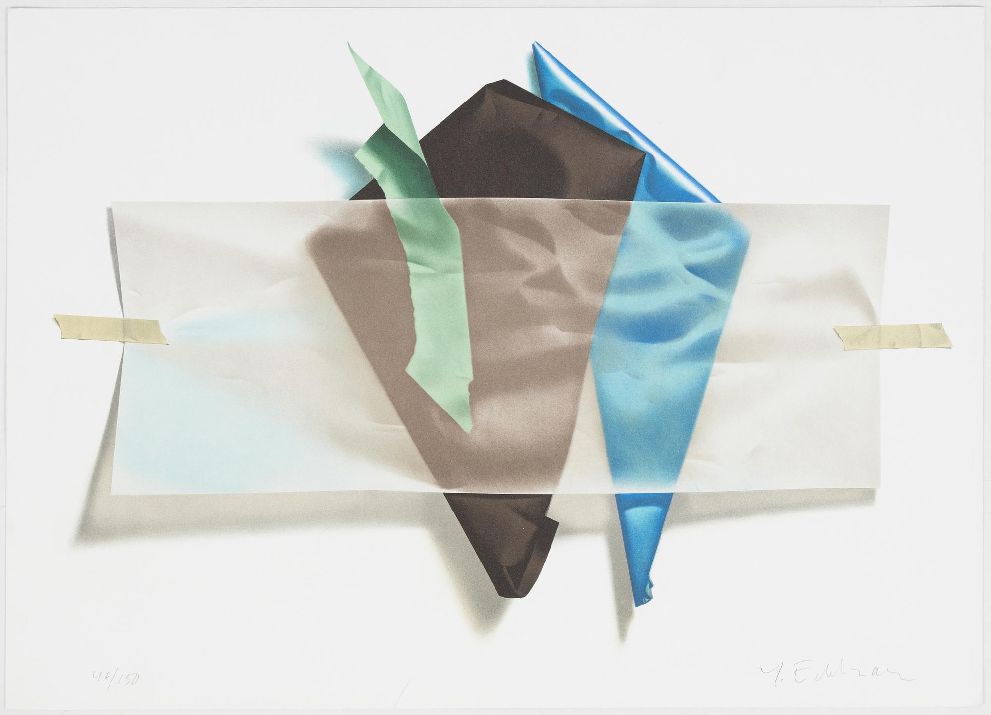 Yrjö Edelmann, Paper objects with transparent.