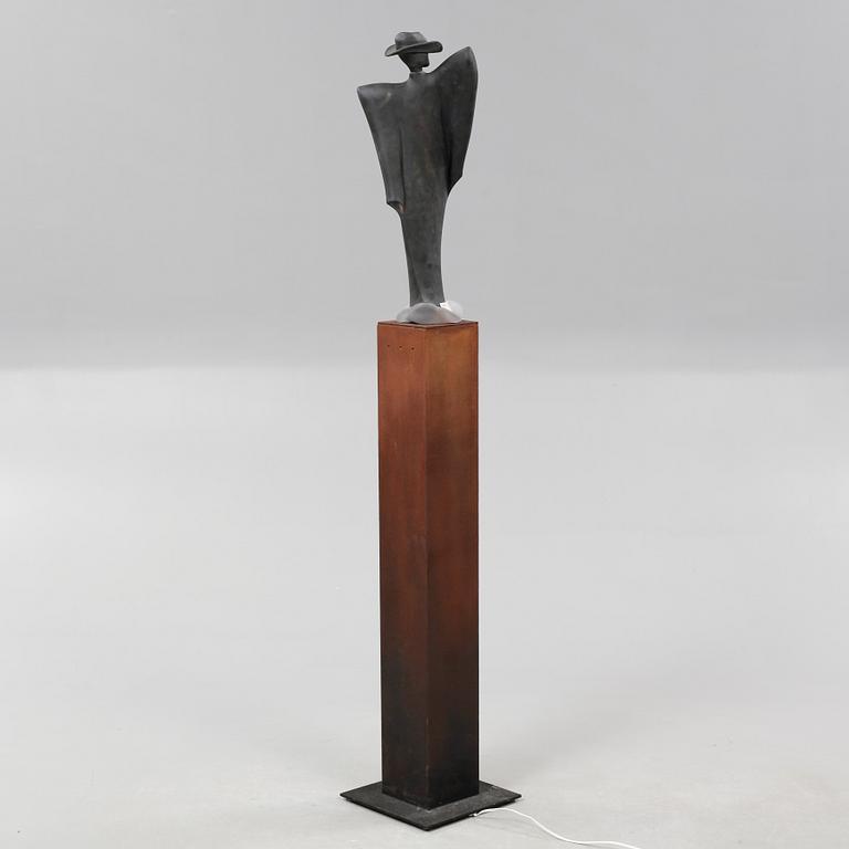 KJELL ENGMAN, skulptur, glas, signerad.