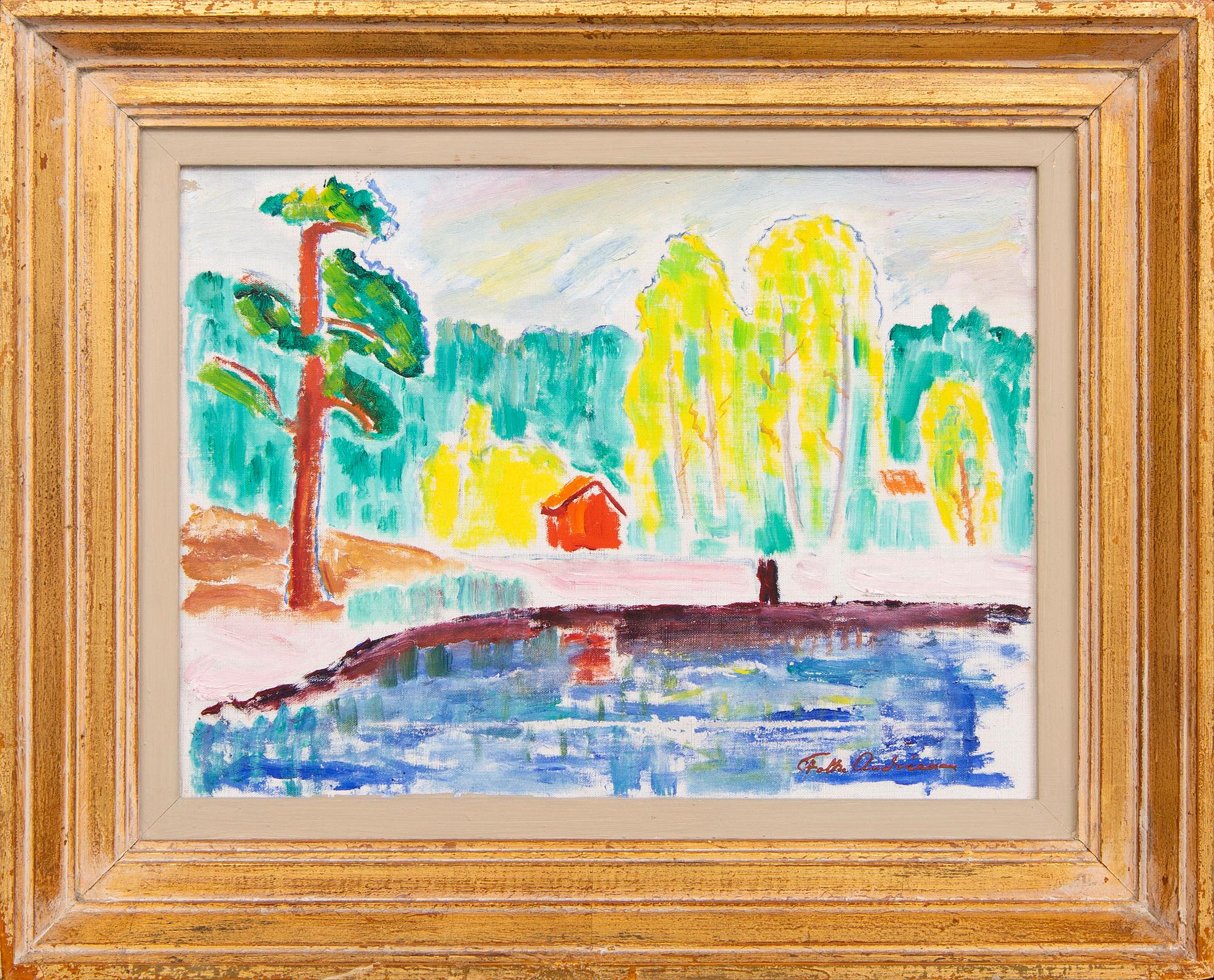 Folke Andréasson, oil on canvas signed.
