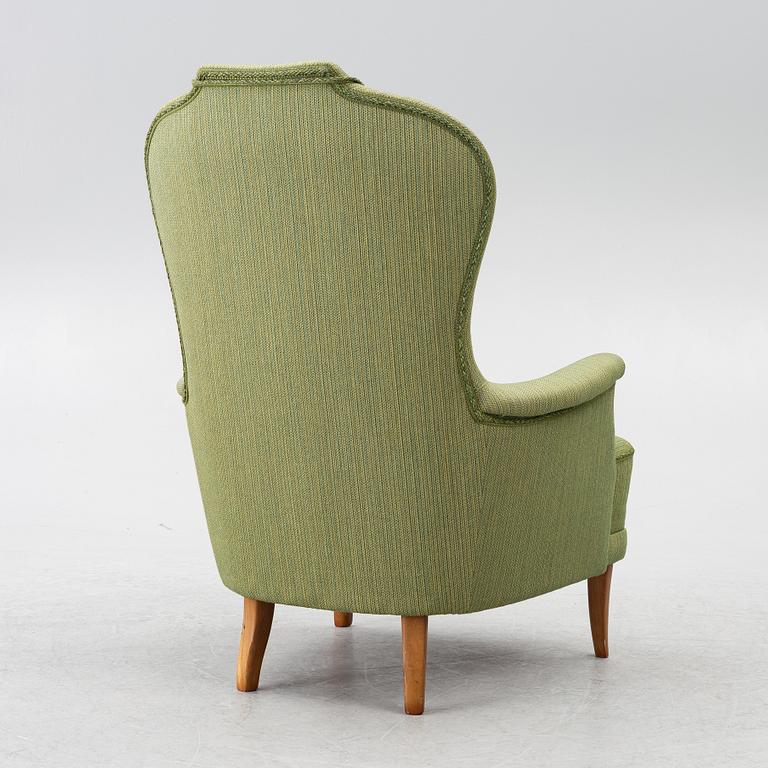 Carl Malmsten, a 'Farmor' armchair, AB O.H. Sjögren, Tranås, 1986.