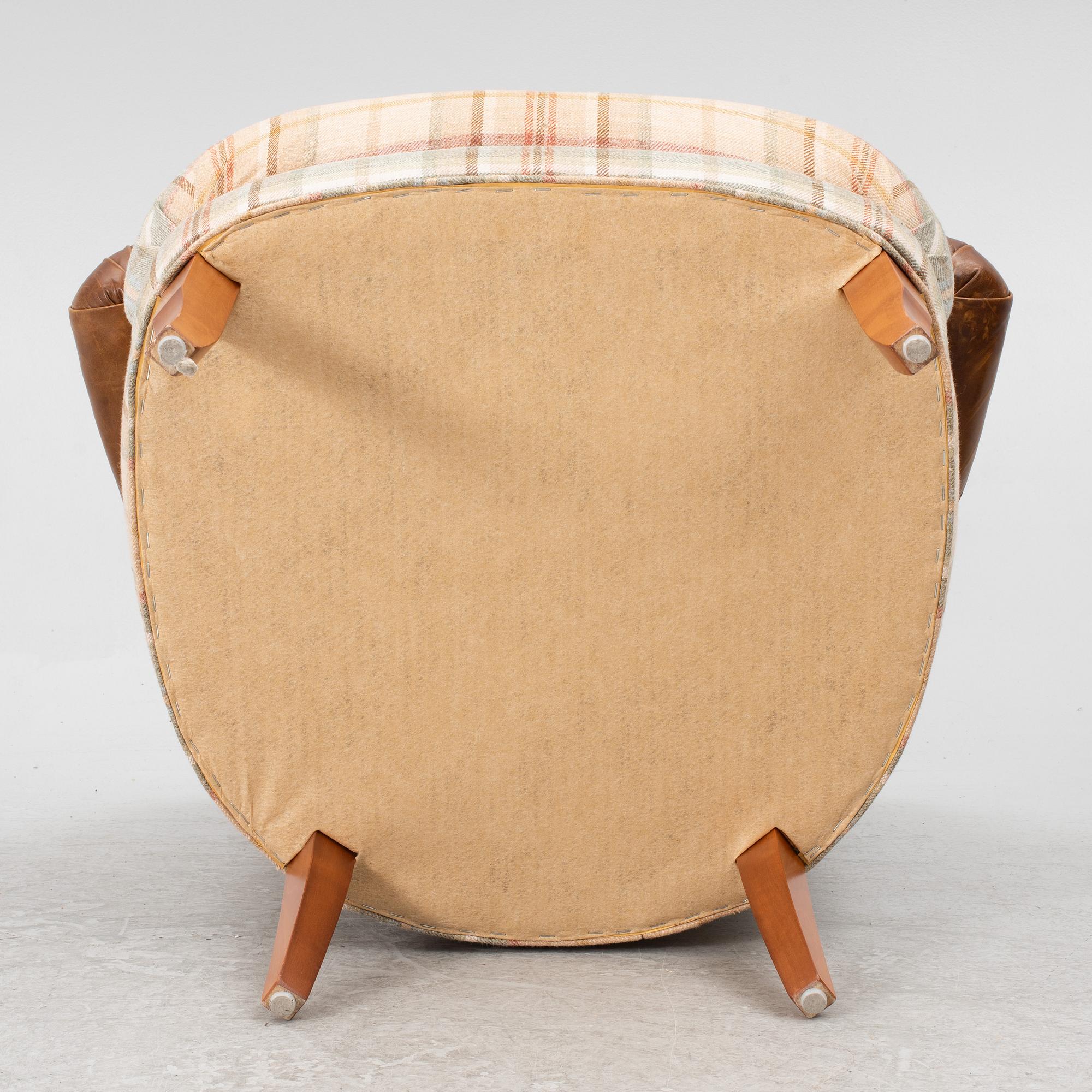 A pair of easy chairs, Jio furniture, Jönköping, second half of the 20th century.