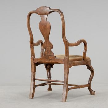 KARMSTOL, senbarock, 1700-tal.